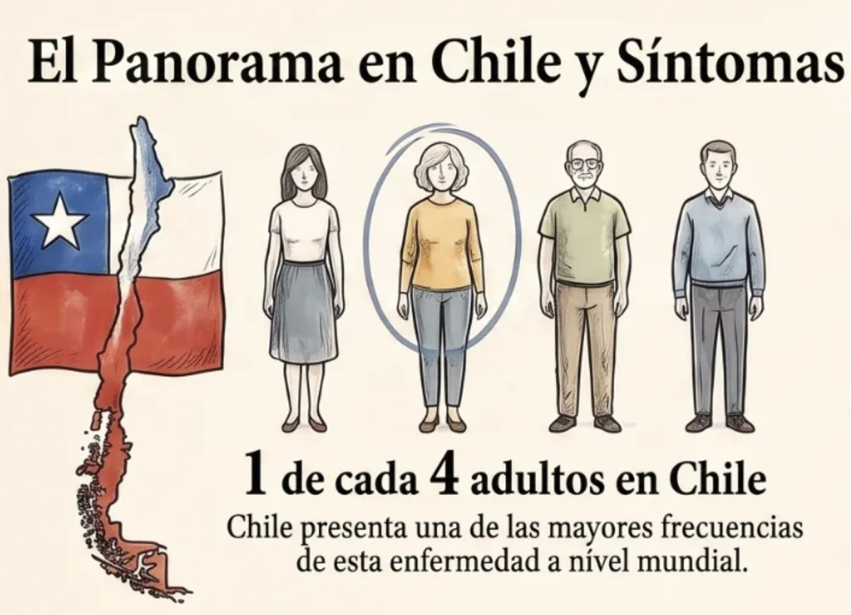 1 de cada 4 chilenos tiene litiasis vesicular