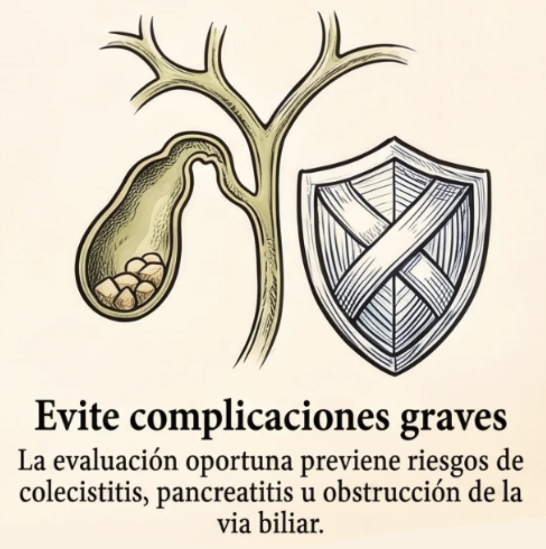 Complicaciones de la litiasis vesicular no tratada