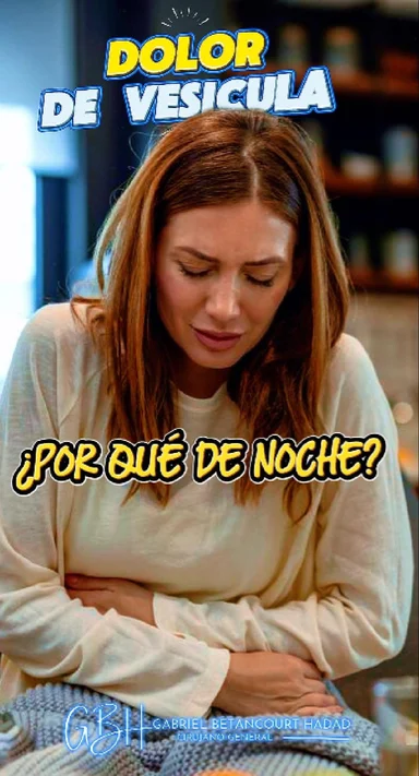 Dolor vesicular de noche